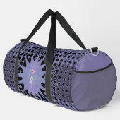 Abstrakt Art Lila Space Fraktal Duffle Bag (Rechte Ecke)