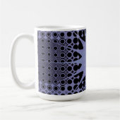 Abstrakt Art Lila Space Fraktal Kaffeetasse (Links)