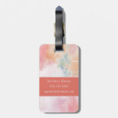 Abstrakt Art Lugage Tag Gepäckanhänger (Rückseite vertikal)