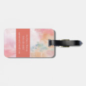 Abstrakt Art Lugage Tag Gepäckanhänger (Rückseite horizontal)