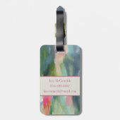 Abstrakt Art Lugage Tag Gepäckanhänger (Rückseite vertikal)