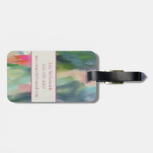Abstrakt Art Lugage Tag Gepäckanhänger (Rückseite horizontal)
