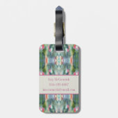 Abstrakt Art Lugage Tag Gepäckanhänger (Rückseite vertikal)