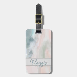 Abstrakt Art Lugage Tag Gepäckanhänger