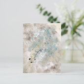 Abstrakt Art - Lullaby Postkarte (Stehend Vorderseite)