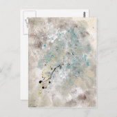 Abstrakt Art - Lullaby Postkarte (Vorne/Hinten)