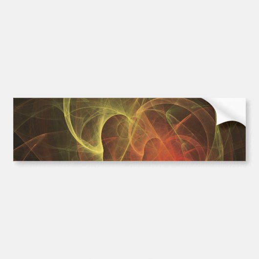 Abstrakt Art Magic Flame Autoaufkleber (Vorne)