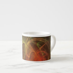 Abstrakt Art Magic Flame Espressotasse