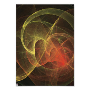 Abstrakt Art Magic Flame Fotodruck