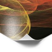 Abstrakt Art Magic Flame Fotodruck (Ecke)