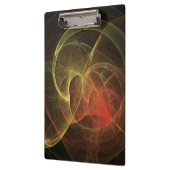Abstrakt Art Magic Flame Klemmbrett (Links)