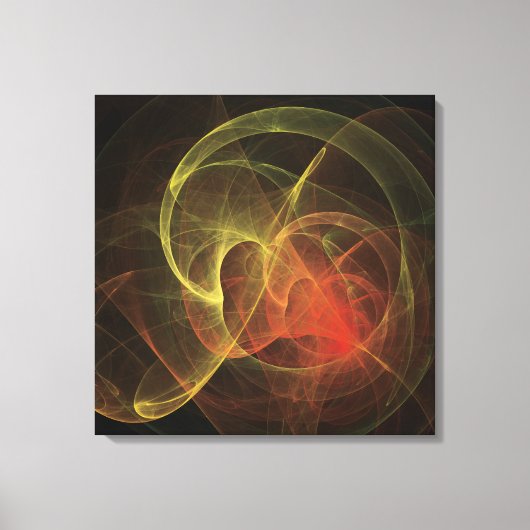 Abstrakt Art Magic Flame Leinwanddruck (Vorderseite)
