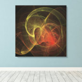 Abstrakt Art Magic Flame Leinwanddruck (Insitu (Holzboden))