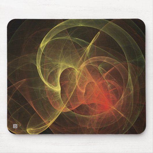 Abstrakt Art Magic Flame Mousepad (Vorne)