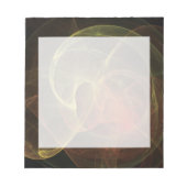 Abstrakt Art Magic Flame Notizblock (Vorderseite)