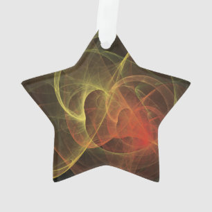 Abstrakt Art Magic Flame Ornament