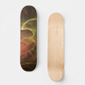 Abstrakt Art Magic Flame Skateboard (Vorderseite)