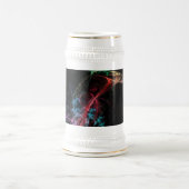 Abstrakt Art Magic Lights Bierglas (Mittel)