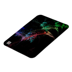 Abstrakt Art Magic Lights Magnet