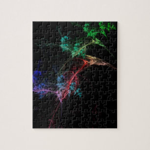 Abstrakt Art Magic Lights Puzzle
