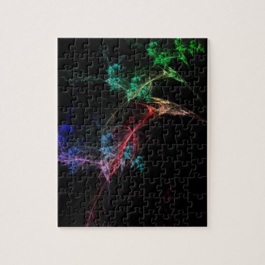 Abstrakt Art Magic Lights Puzzle (Vertikal)