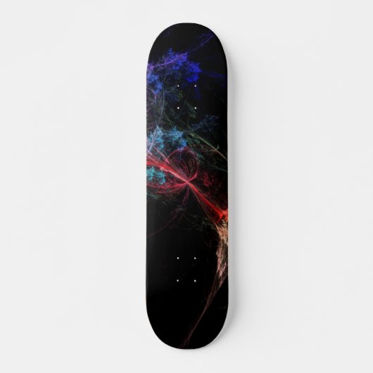 Abstrakt Art Magic Lights Skateboard (Vorne)