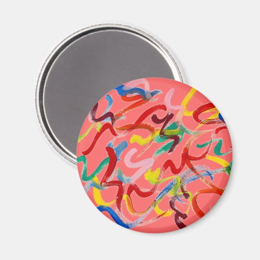 Abstrakt Art Magnet (Vorderseite/Rückseite)