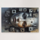 Abstrakt Art Matrix Girl-Puzzle Puzzle (Horizontal)