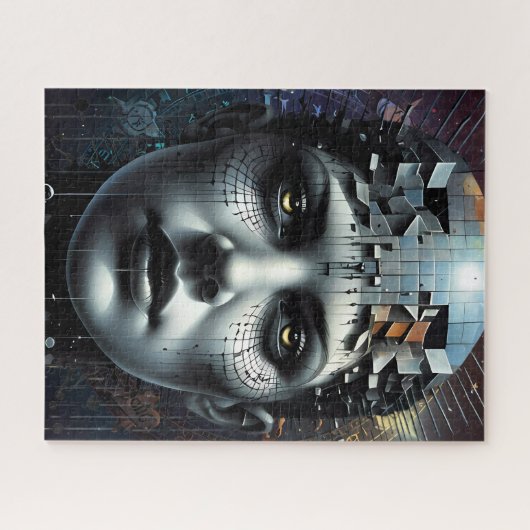 Abstrakt Art Matrix Girl-Puzzle Puzzle (Horizontal)