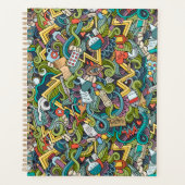 Abstrakt Art Medical Icon Muster Planer (Vorderseite)