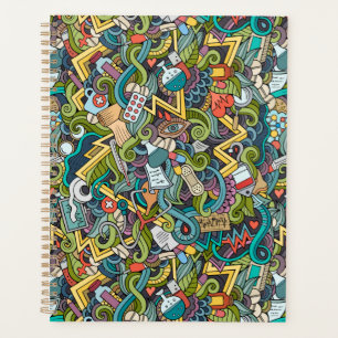 Abstrakt Art Medical Icon Muster Planer