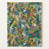 Abstrakt Art Medical Icon Muster Planer (Rückseite)