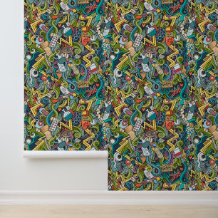 Abstrakt Art Medical Icon Muster Tapete