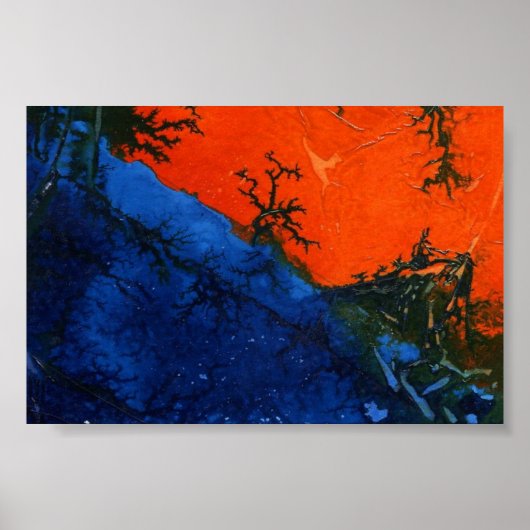 Abstrakt Art Mini-Poster Poster (Vorne)