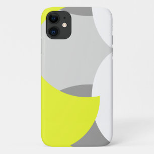 Abstrakt Art Minimalism Yellow Gray iPhone 11 Fall Case-Mate iPhone Hülle
