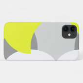 Abstrakt Art Minimalism Yellow Gray iPhone 11 Fall Case-Mate iPhone Hülle (Rückseite (Horizontal))
