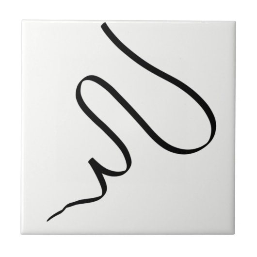 Abstrakt Art Minimalismus Minimalistisch Fliese (Vorderseite)