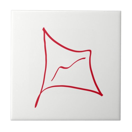 Abstrakt Art Minimalismus Minimalistisch Fliese (Vorderseite)