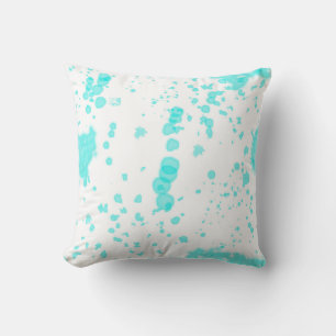 Abstrakt Art Minimalismus Pasta Türkis Kissen