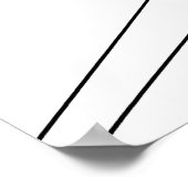 Abstrakt Art Minimalismus Red Dot Focus Poster (Ecke)