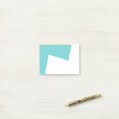 Abstrakt Art Minimalistic Post-it Klebezettel (Auf Schreibtisch)