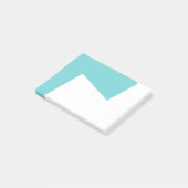 Abstrakt Art Minimalistic Post-it Klebezettel (angewinkelt)