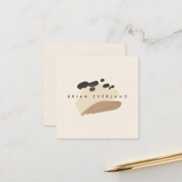 Abstrakt Art Minimalistisch Artist Profil Platz Terminkarte