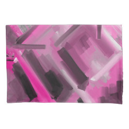 Abstrakt Art Moderne Hot Pink Shades Kissenbezug