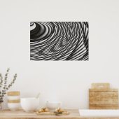 Abstrakt Art Modernes Kunstdruckposter Poster (Küche)