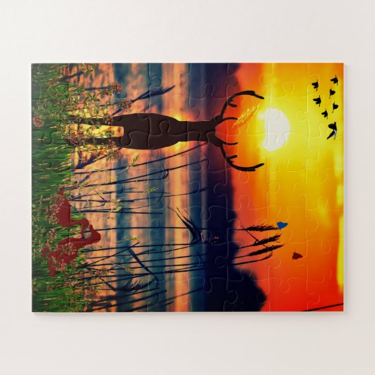 Abstrakt Art Nature 16"x 20", 56 Stück Puzzle (Horizontal)