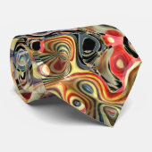 Abstrakt Art Neck Tie Krawatte (Gerollt)