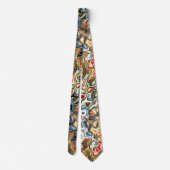 Abstrakt Art Neck Tie Krawatte (Rückseite)
