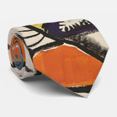 Abstrakt Art Neck Tie Krawatte (Gerollt)