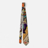 Abstrakt Art Neck Tie Krawatte (Rückseite)